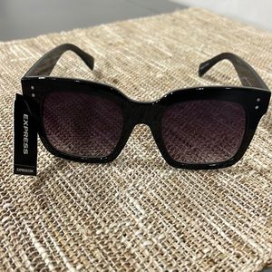 Express black sunglasses